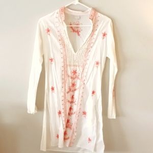 PIA tunic/ cover up size Med